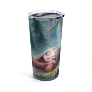 Bigfoot Lady Sleeping Tumbler 20oz