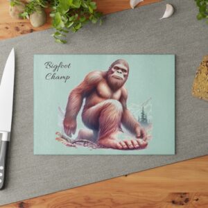 Bigfoot Champ Glass Cutting Board